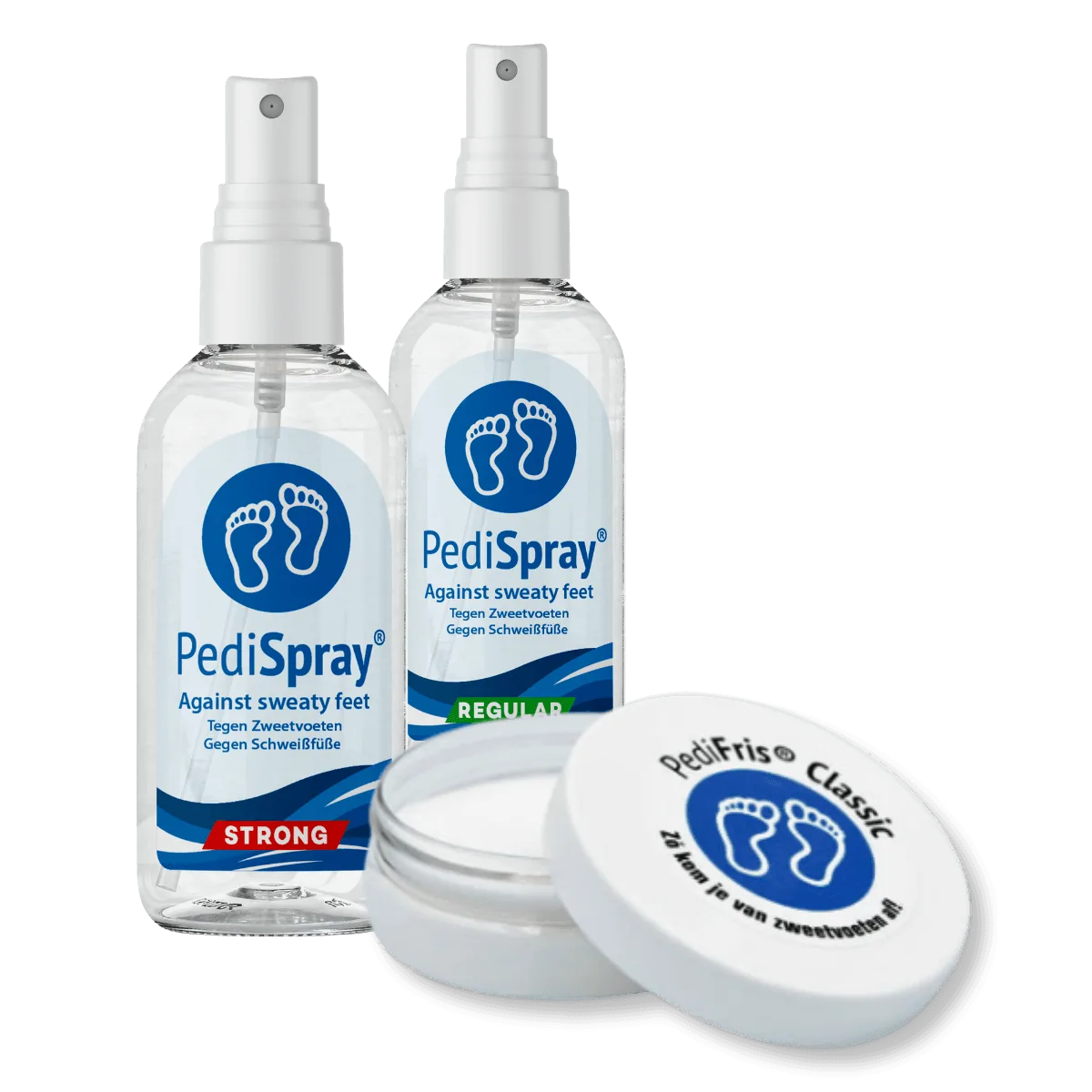 HFL Solution Spray vs. PediSpray®: Welchen Fußspray wählst Du gegen Schweißfüße und Pilz?