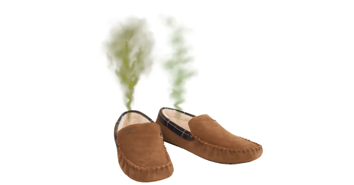 Stinkende Hausschuhe und Pantoffeln