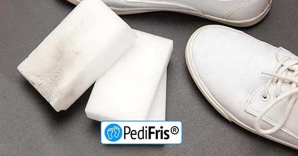 Limpiar zapatillas blancas